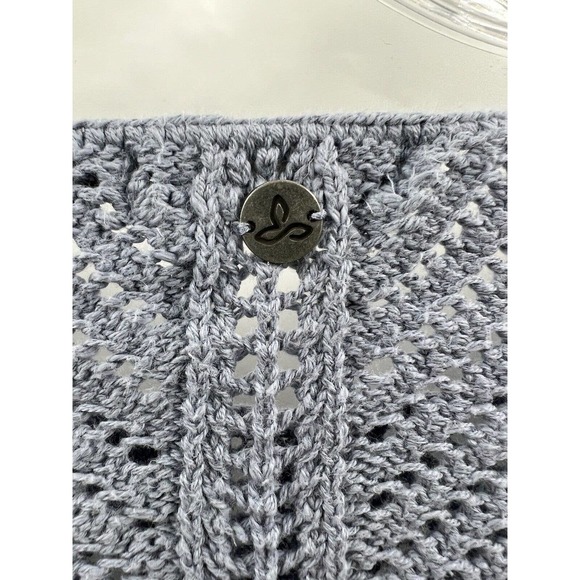 Prana Women’s 3/4 Dolman Sleeve Getup Cotton Sweater Blue Size Small - Picture 6 of 8